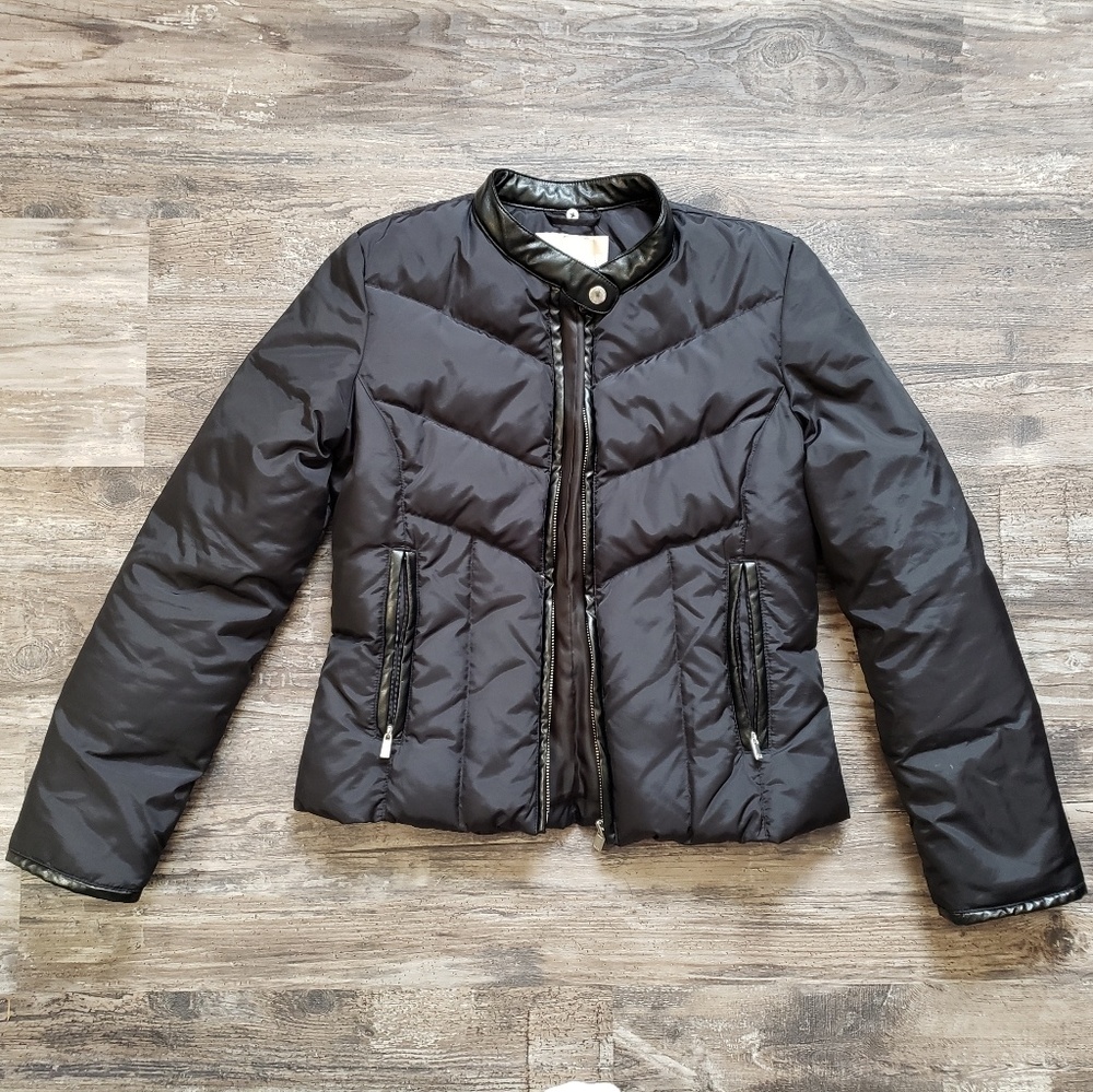 Michael Kors down black puffer jacket coat